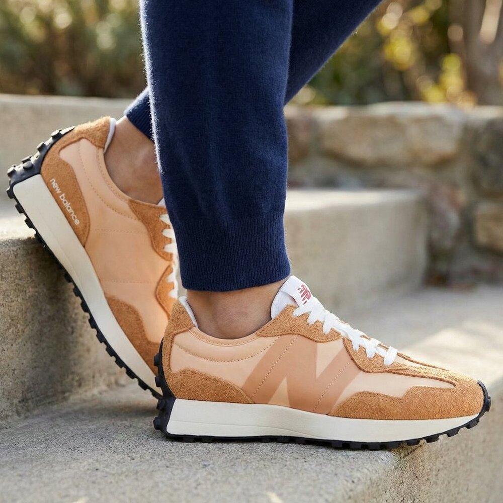 New Balance 327 Casual Women's Sneakers Shoes Peach Blossom ~ various sizes ~
